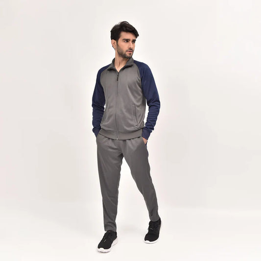 charcoal & navy RapidDry Tracksuit