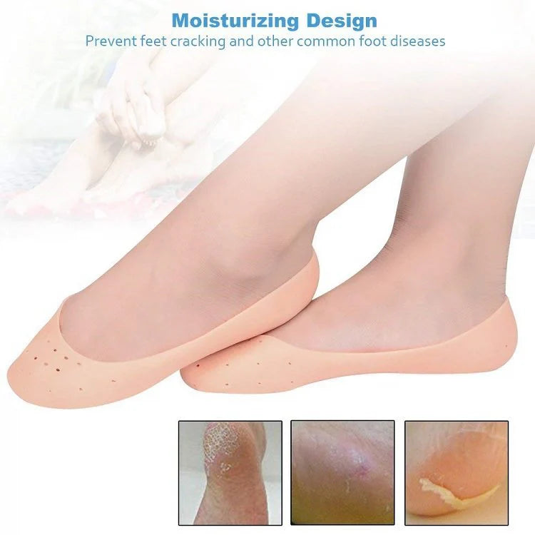 Silicone Gel Moisturizing Socks Anti Crack Feet & Pain Relief