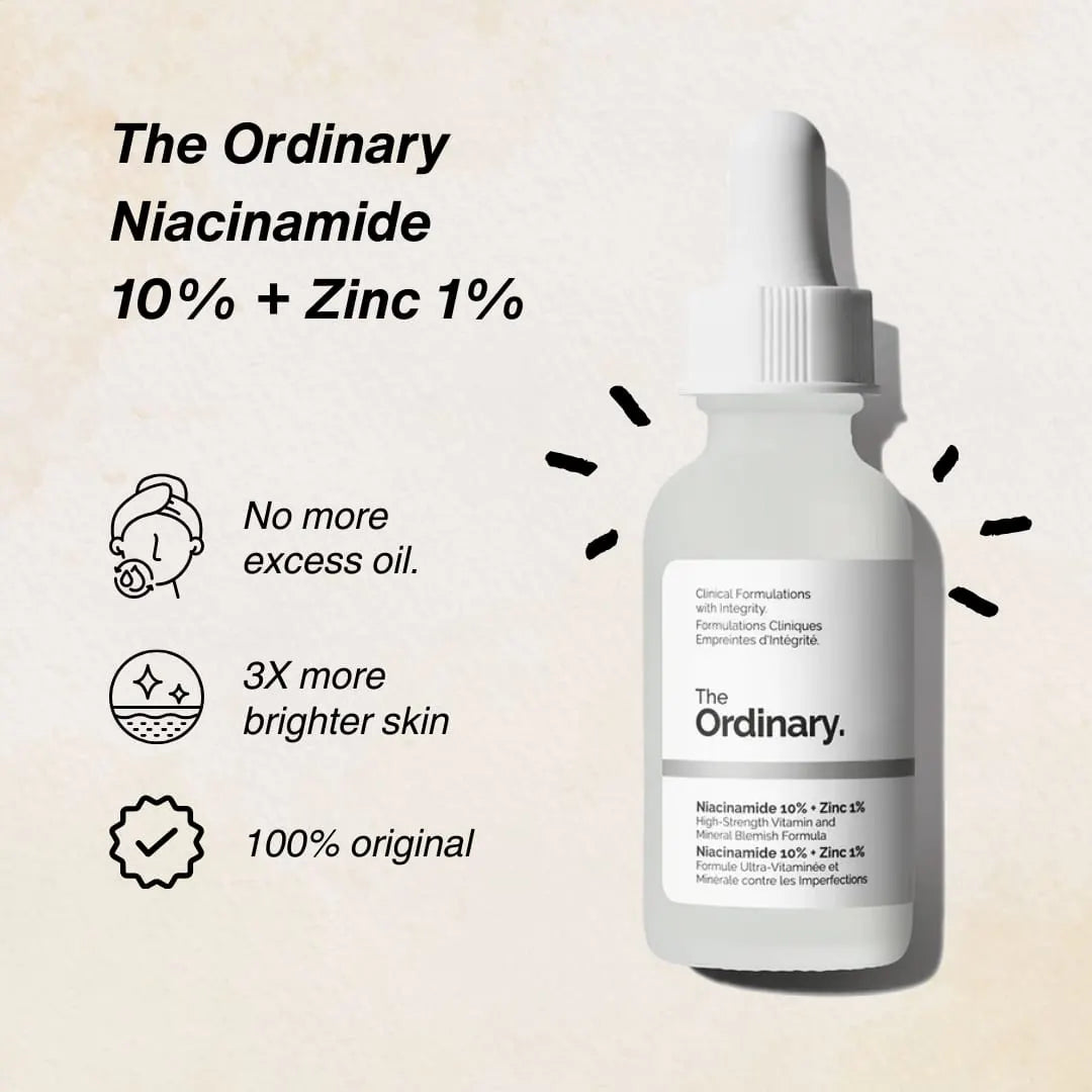 The Ordinary - Niacinamide 10% + Zinc 1% - 30ml