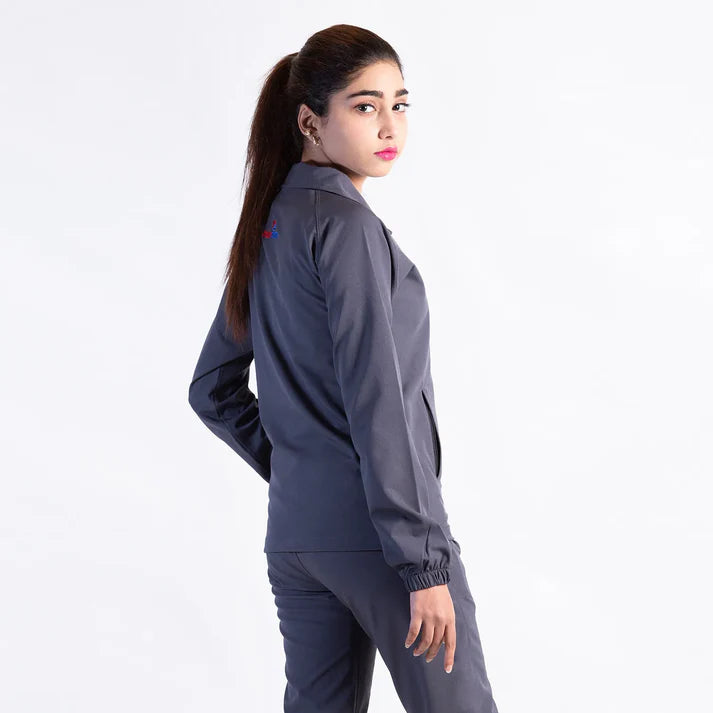 slate grey Run Fit Tracksuit