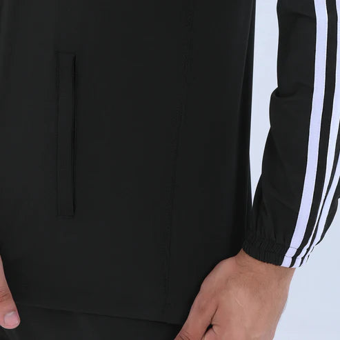 black SportyCasual Tracksuit