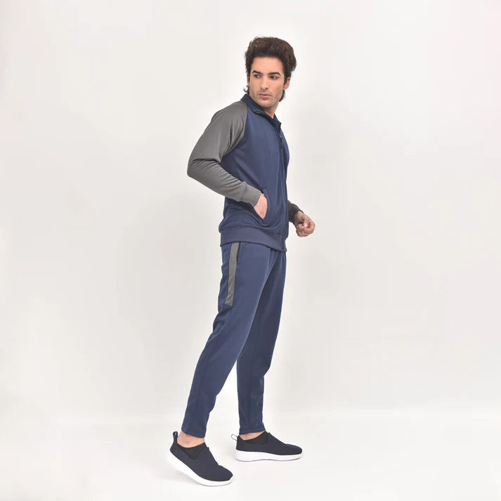 navy & grey RapidDry tracksuit