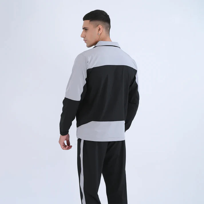 charcoal black Athleisure Tracksuit