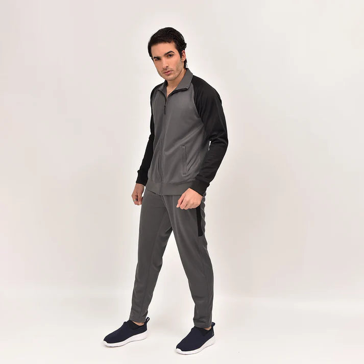 charcoal & black RapidDry Tracksuit