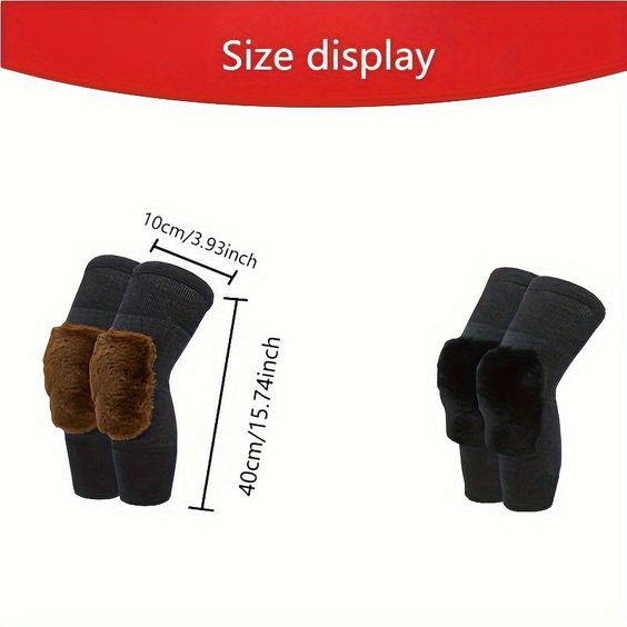 2 pcs Winter Knee pad Warmers for Men and Women