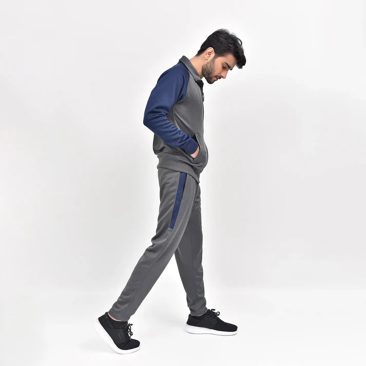 charcoal & navy RapidDry Tracksuit