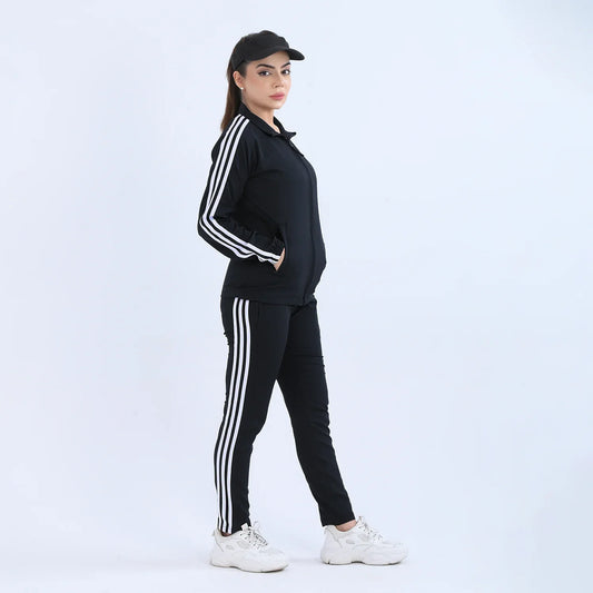 black FLEXSTRIDE tracksuit