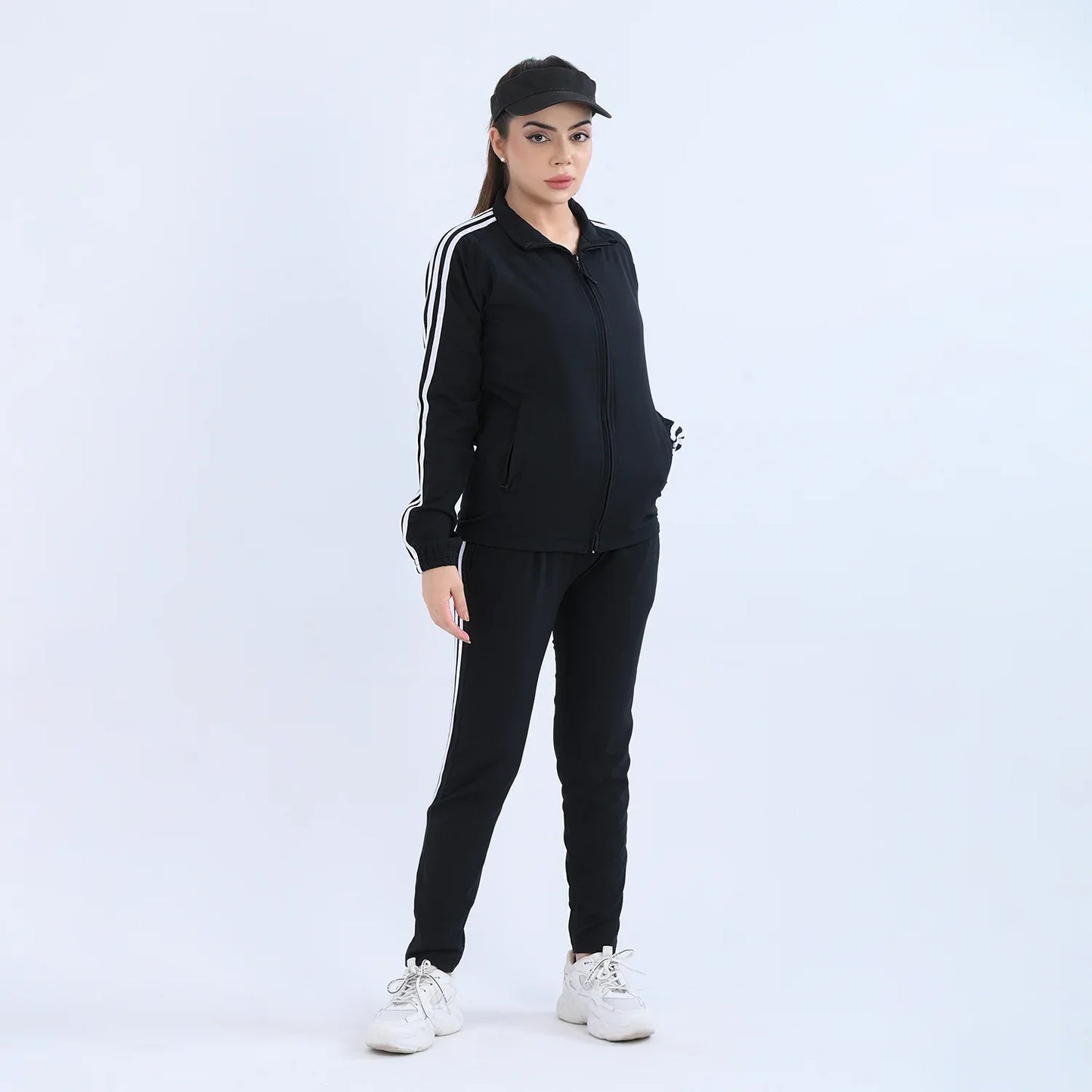 black FLEXSTRIDE tracksuit