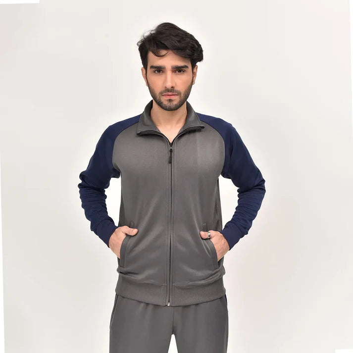 charcoal & navy RapidDry Tracksuit
