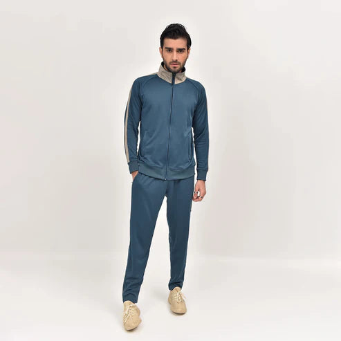 marine blue & beige RapidDry Tracksuit