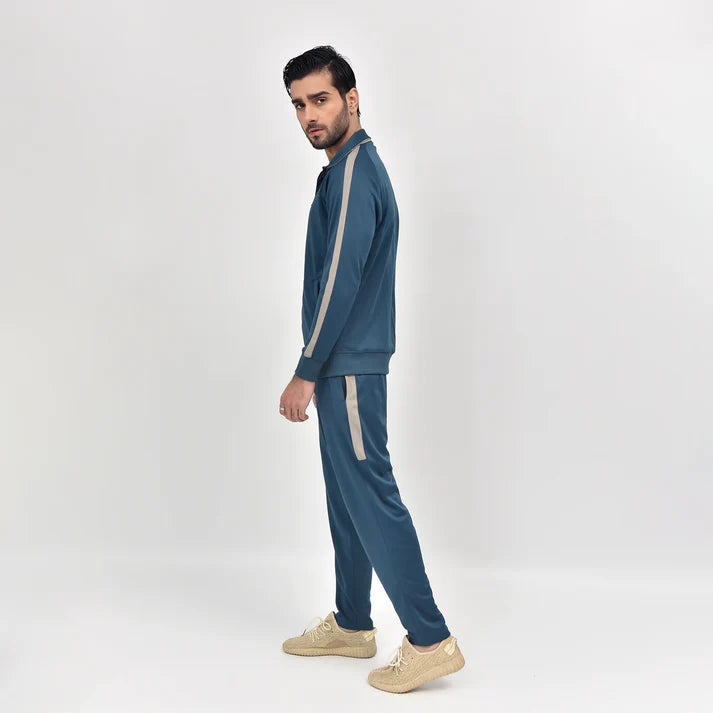 marine blue & beige RapidDry Tracksuit