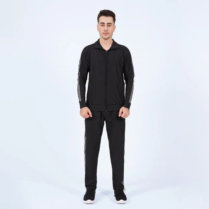 JogFlex Black Tracksuit