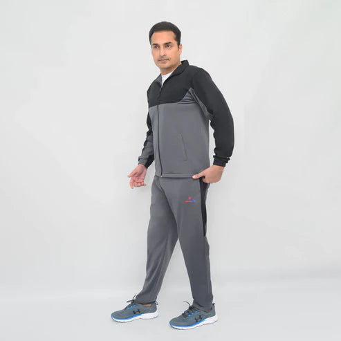 charcoal grey Regular Tracksuit