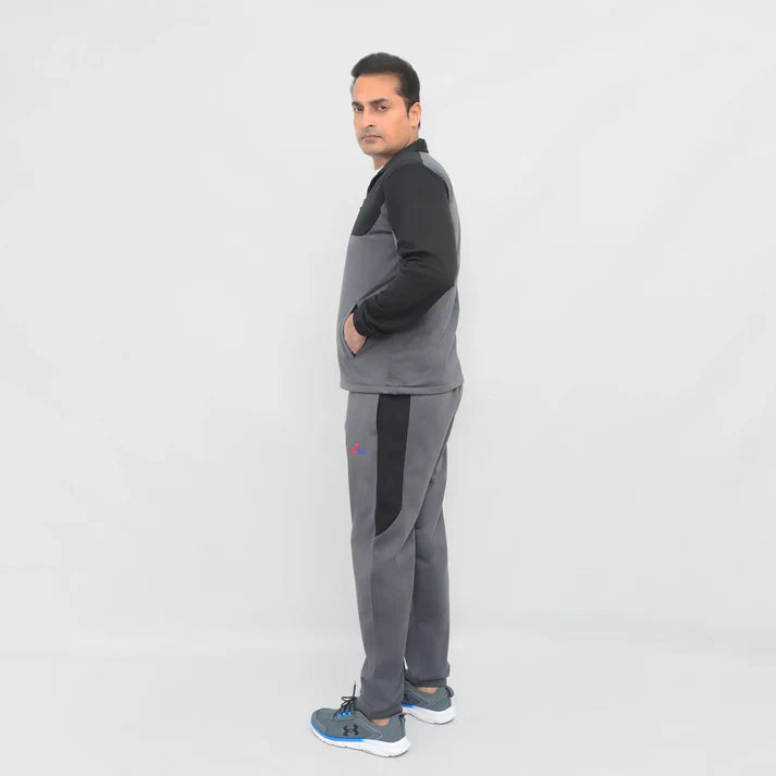 charcoal grey Regular Tracksuit