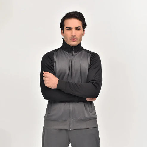 charcoal & black RapidDry Tracksuit