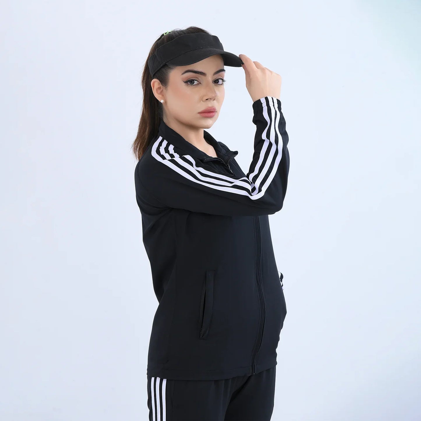 black FLEXSTRIDE tracksuit