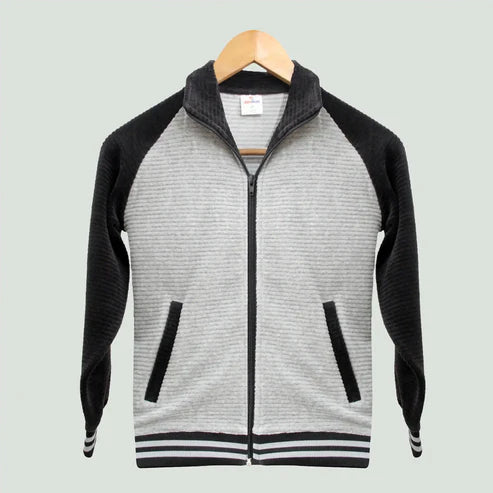 cool grey & black Collar Ease Fit