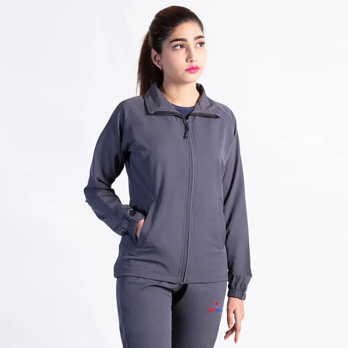 slate grey Run Fit Tracksuit
