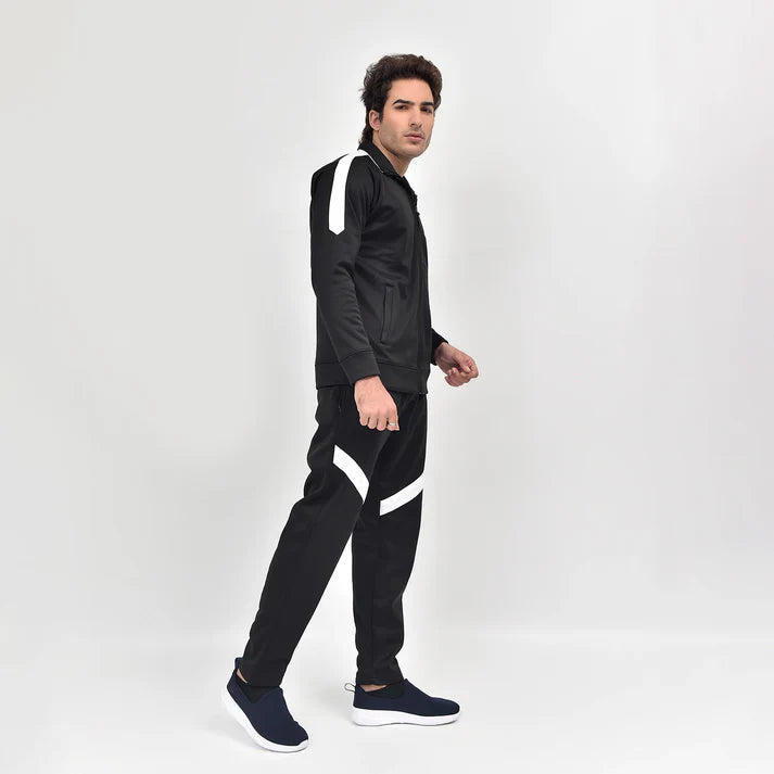 black Cosmofleece Tracksuit