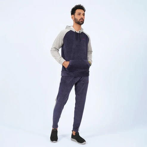 heather indigo Street Fit winters tracksuit