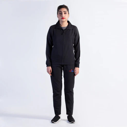 black Run Fit Tracksuit