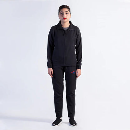 black Run Fit Tracksuit