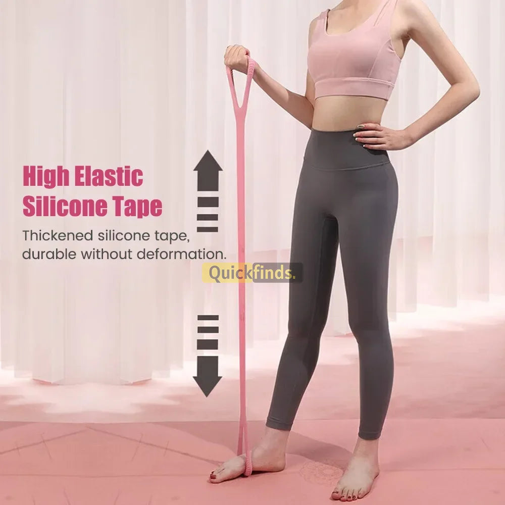 Yoga Elastic Resistance Band 8-Shaped Yoga Resistance Band Tension Rope For Back & Chest