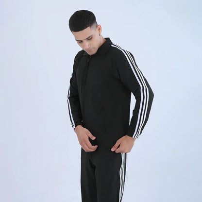 black SportyCasual Tracksuit