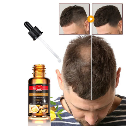 Pretty Cowry Ginger Hair Essential Oil Anti Hair Loss Repair Heat Damaged