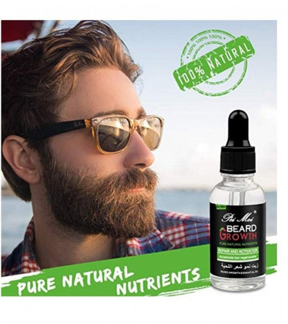 Natural Organic Beard Oil For Mustache Growth & Hair Loss Treatment