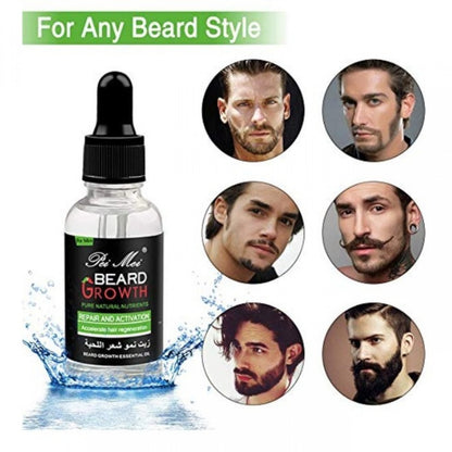 Natural Organic Beard Oil For Mustache Growth & Hair Loss Treatment
