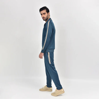 marine blue & beige RapidDry Tracksuit