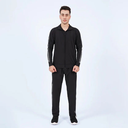 JogFlex Black Tracksuit
