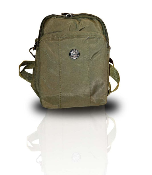 Olive Green Unisex Crossbody Shoulder Bag
