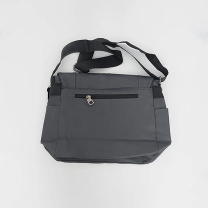 Grey Messenger Bag