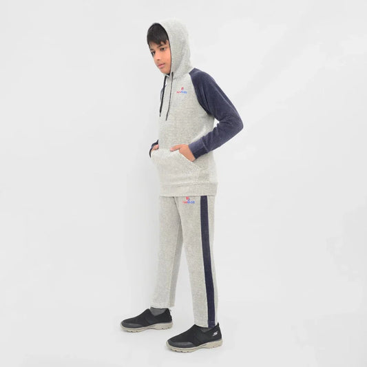 Cool Grey & heather indigo Tracksuit