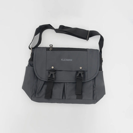 Grey Messenger Bag