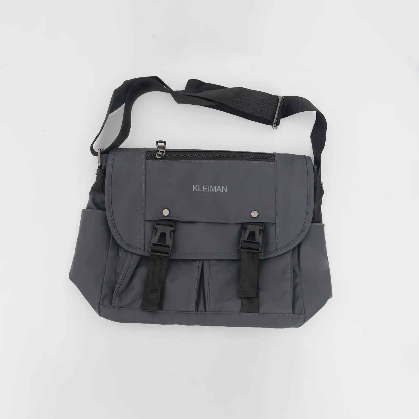Grey Messenger Bag