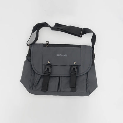 Grey Messenger Bag