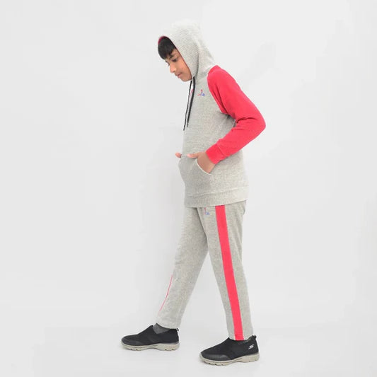 cool grey & Fuchsia Tracksuit