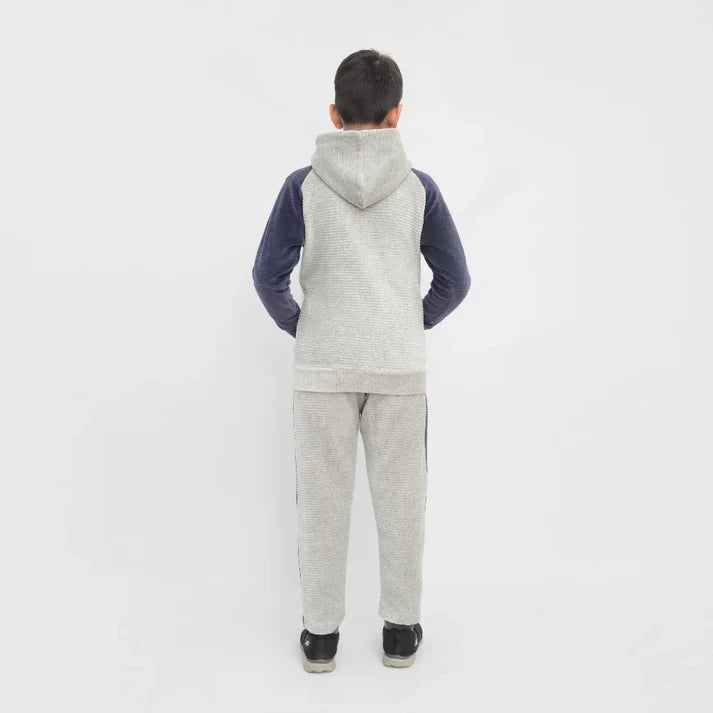 Cool Grey & heather indigo Tracksuit