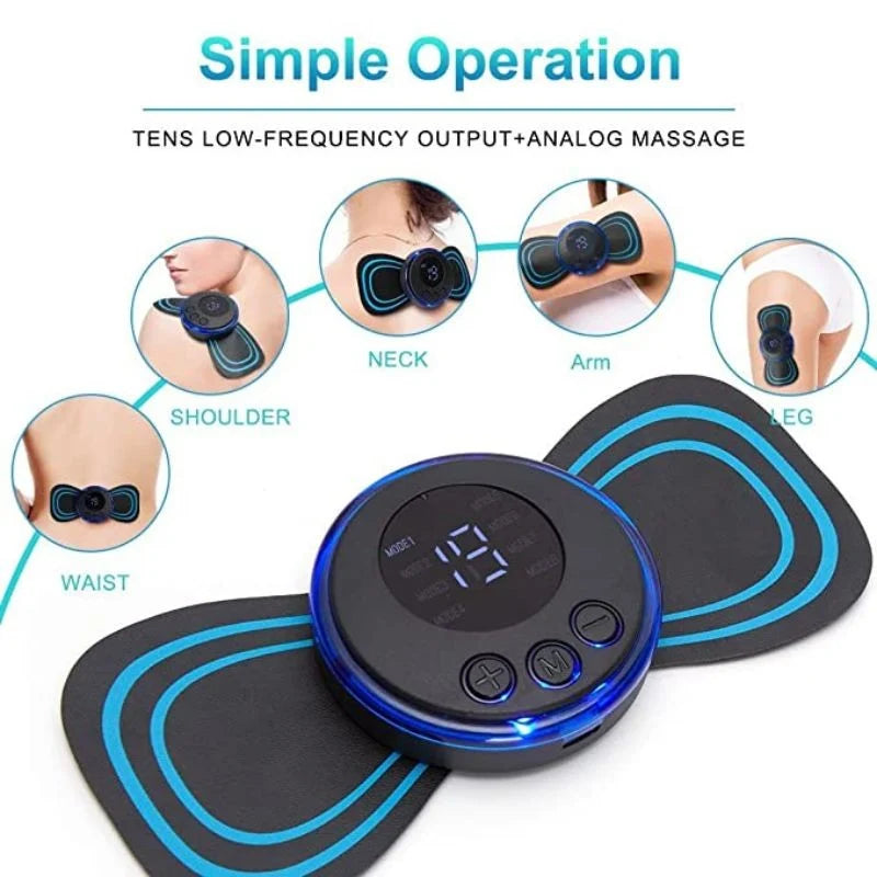 Electric Massager Pain Relief Shoulder and Neck Foot Body Massager Multi-Functional Cervical Vertebrae Massagers for Neck Shoulder Back Waist Arms Legs Aches