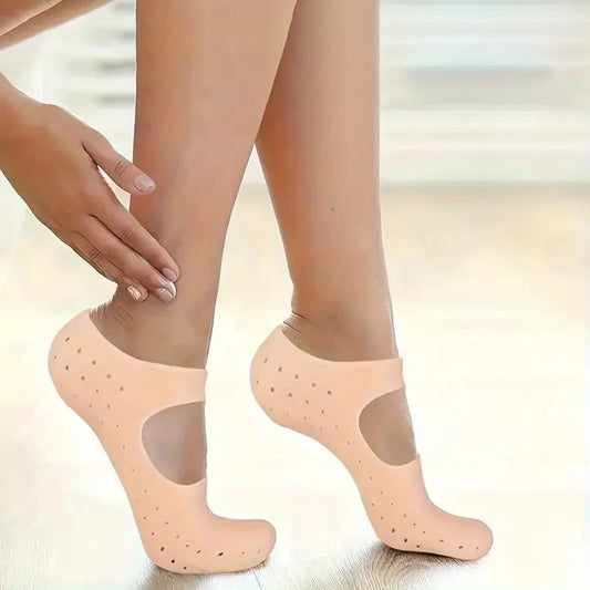 silicone anti crack socks