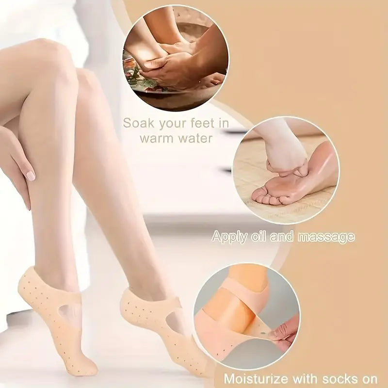 silicone socks for cracked feet