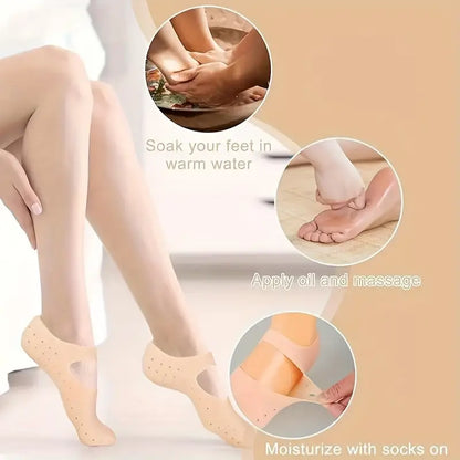 silicone socks for cracked feet
