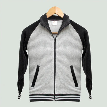 cool grey & black Collar Ease Fit