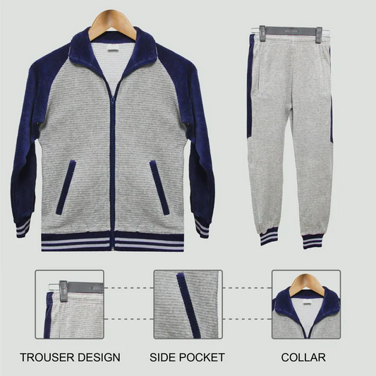 cool grey & heather indigo  Fit