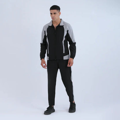 charcoal black Athleisure Tracksuit