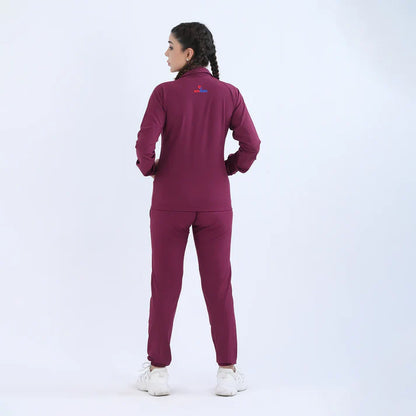 burgundy Run Fit Tracksuit