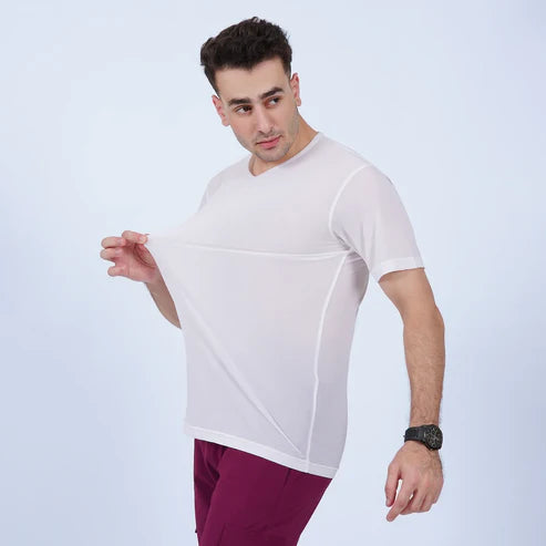 white EasyBreathe tee